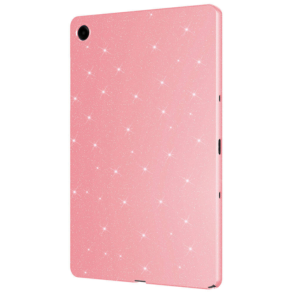 Galaxy Tab A9 Plus Simli Parlak Görünümlü Zore Tablet Koton Kılıf Pembe