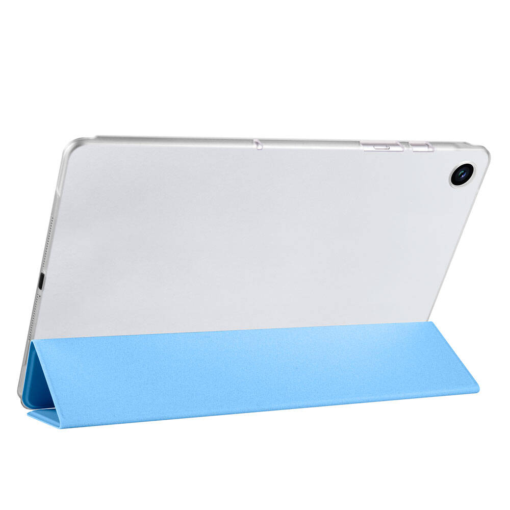 Galaxy Tab A9 Plus Zore Smart Cover Standlı 1-1 Kılıf Kırmızı