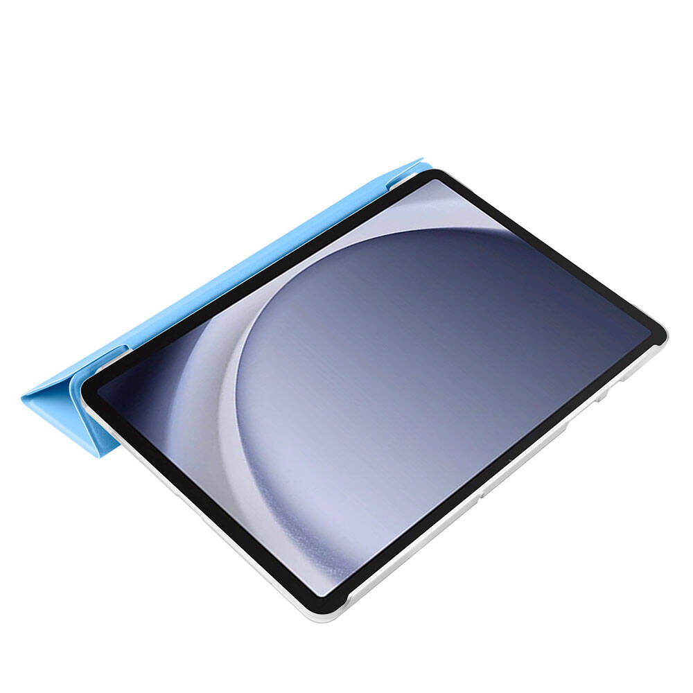 Galaxy Tab A9 Plus Zore Smart Cover Standlı 1-1 Kılıf Kırmızı