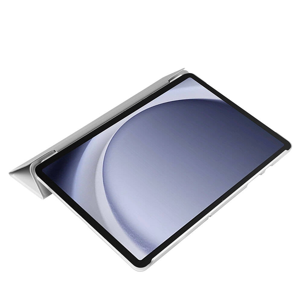 Galaxy Tab A9 Plus Zore Smart Cover Standlı 1-1 Kılıf Kırmızı