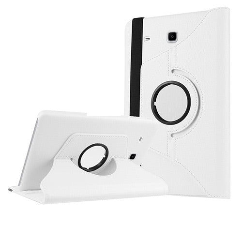 Galaxy Tab E T560 9.6 Zore Dönebilen Standlı Kılıf Beyaz