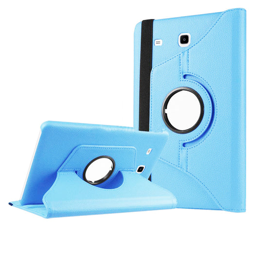 Galaxy Tab E T560 9.6 Zore Dönebilen Standlı Kılıf Mavi