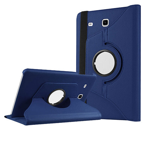 Galaxy Tab E T560 9.6 Zore Dönebilen Standlı Kılıf Lacivert
