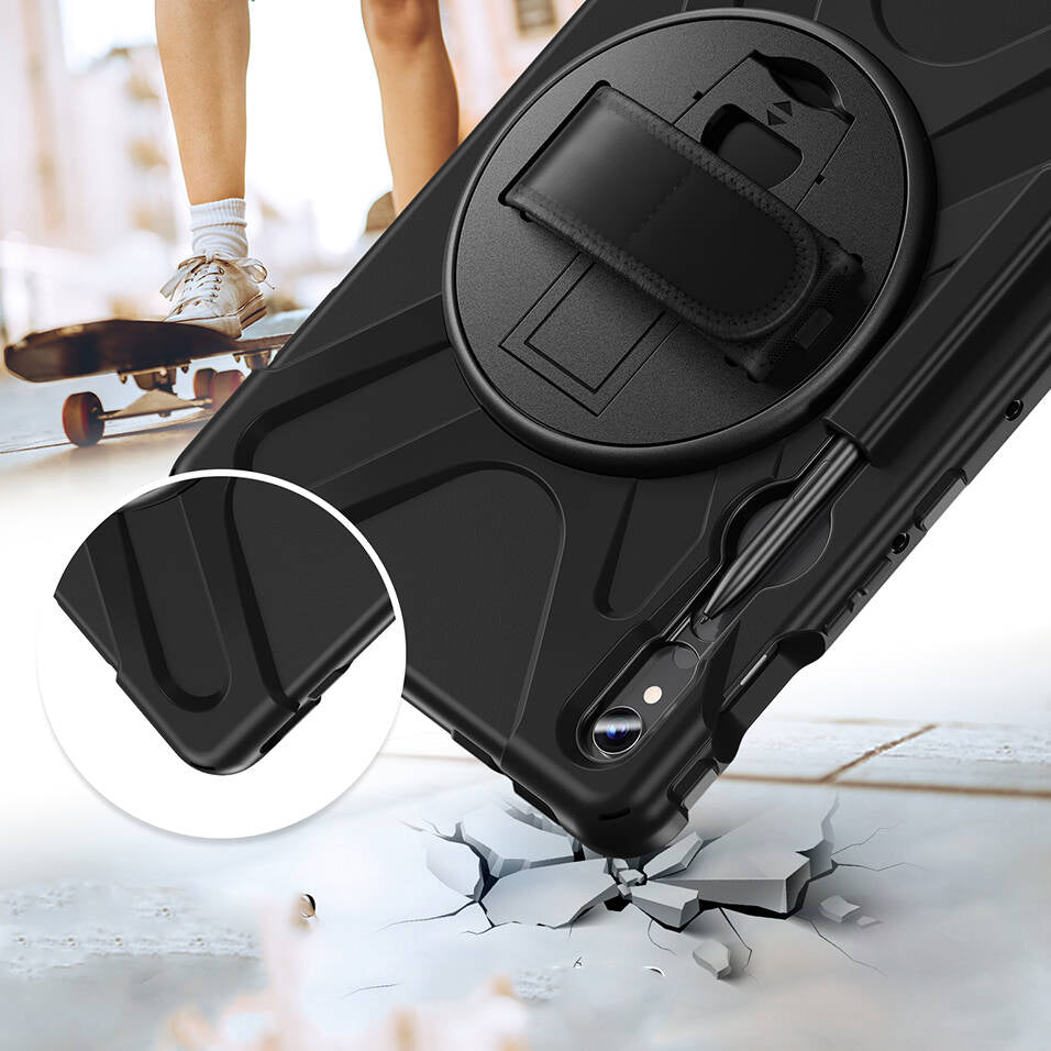 Galaxy Tab S10 Lite Zore Defender Tablet Silikon Siyah