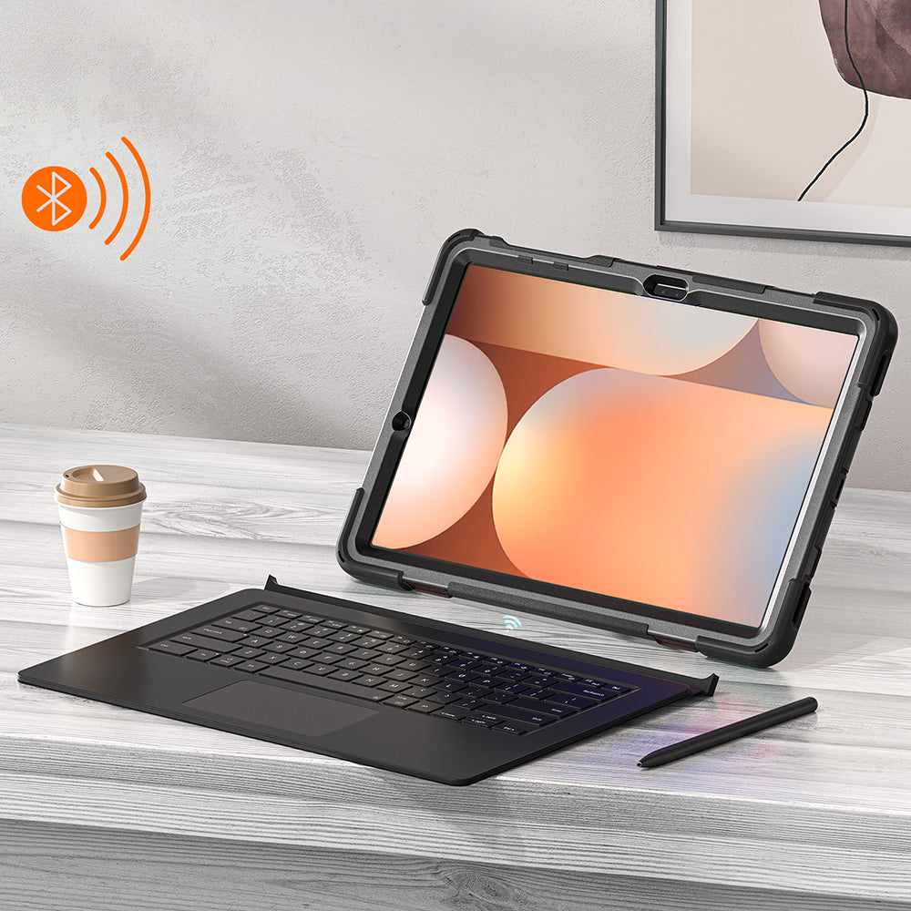 Galaxy Tab S10 Plus Zore Defender Tablet Silikon Siyah