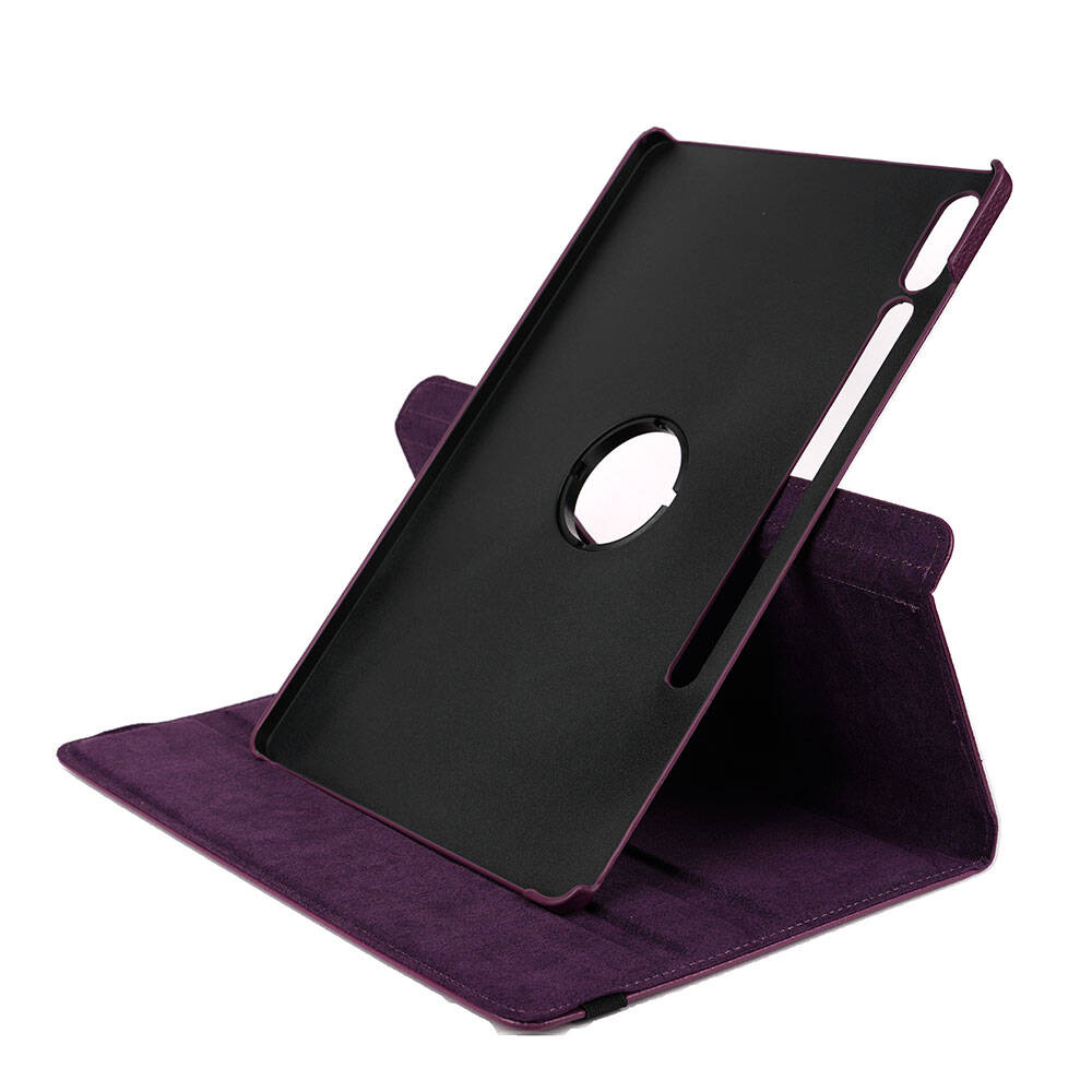 Galaxy Tab S10 Plus Zore Dönebilen Standlı Kılıf Siyah