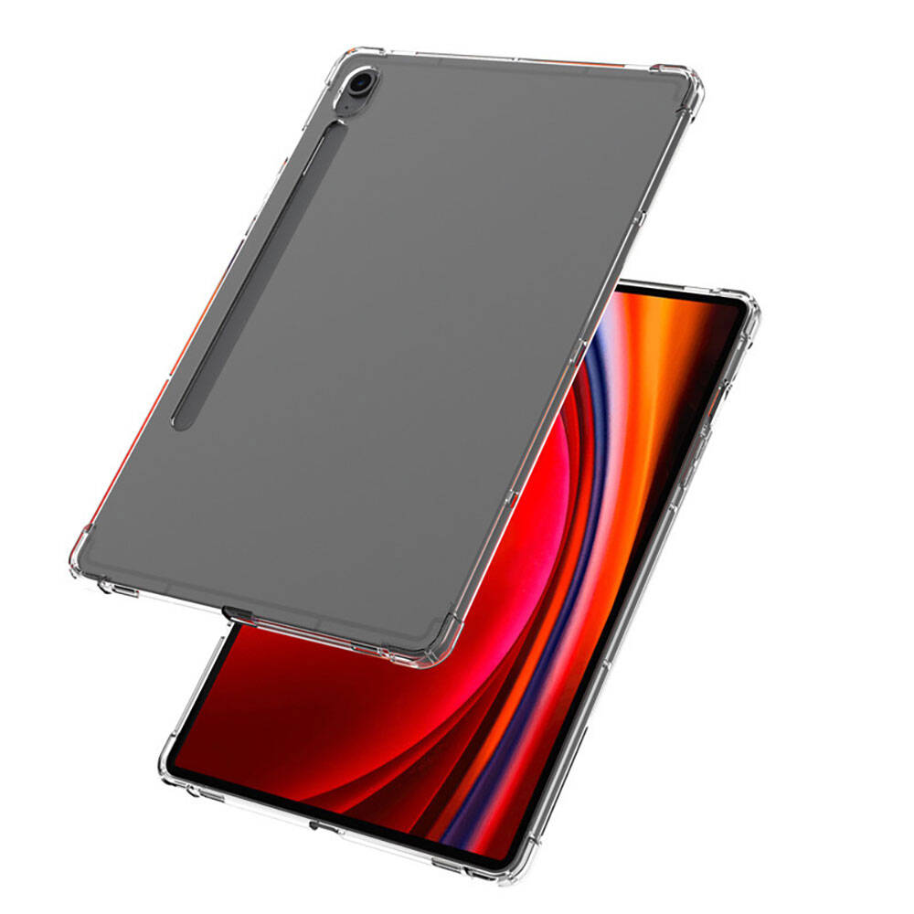 Galaxy Tab S8 Kılıf Zore Tablet Nitro Anti Shock Silikon Kapak Renksiz