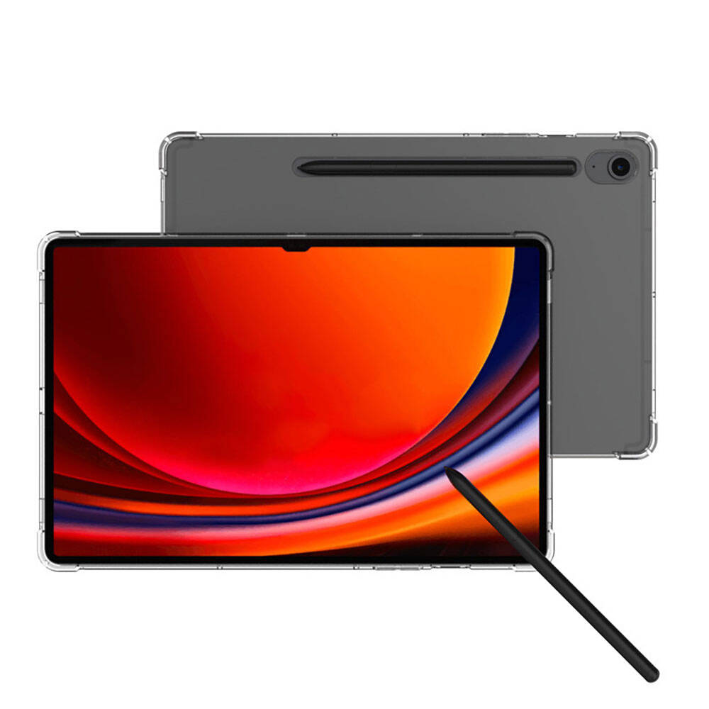 Galaxy Tab S8 Kılıf Zore Tablet Nitro Anti Shock Silikon Kapak Renksiz