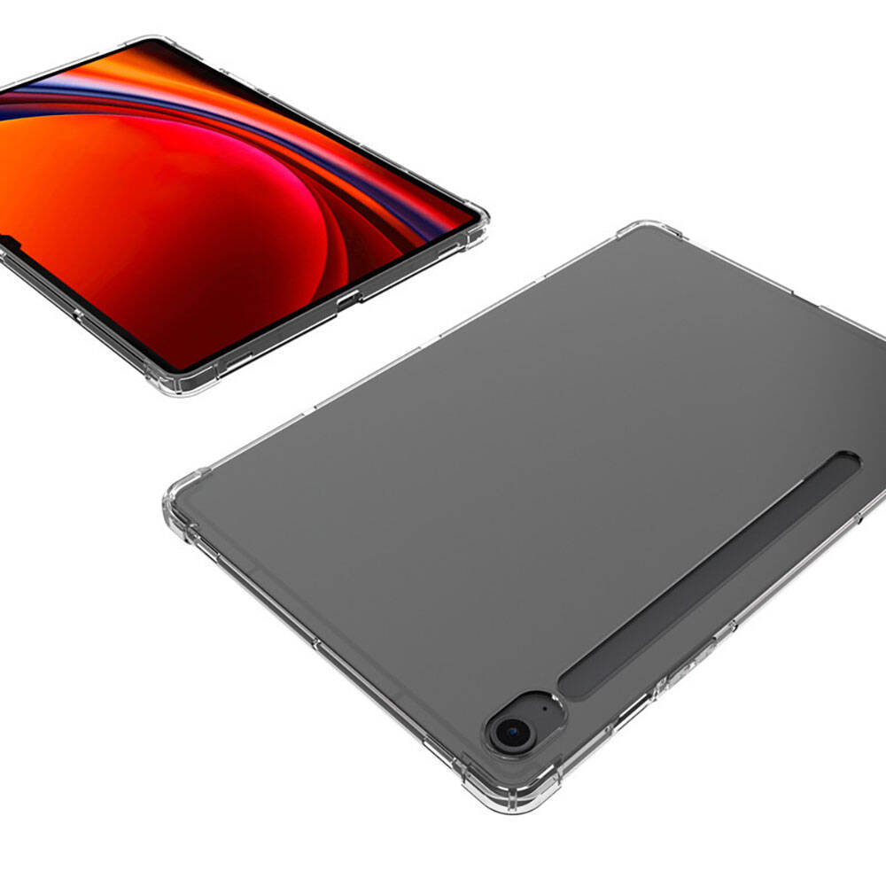 Galaxy Tab S8 Kılıf Zore Tablet Nitro Anti Shock Silikon Kapak Renksiz