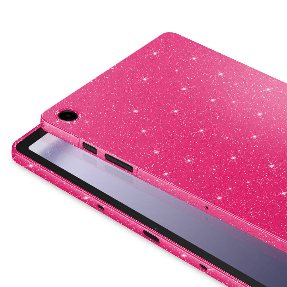 Galaxy Tab S8 Simli Parlak Görünümlü Zore Tablet Koton Kılıf Derin Mor