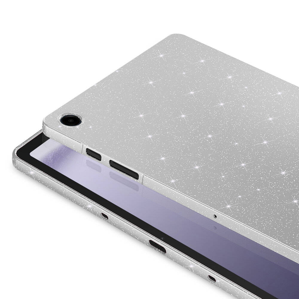 Galaxy Tab S8 Simli Parlak Görünümlü Zore Tablet Koton Kılıf Derin Mor