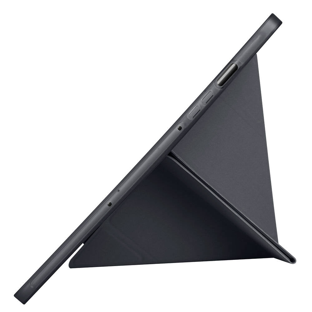 Galaxy Tab S9 FE Kılıf Zore Tri Folding Kalem Bölmeli Standlı Kılıf Gri
