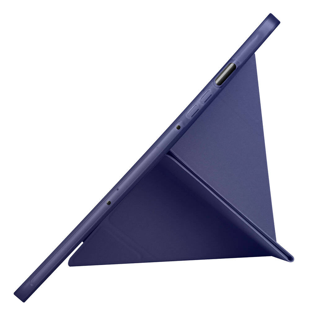 Galaxy Tab S9 FE Kılıf Zore Tri Folding Kalem Bölmeli Standlı Kılıf Gri