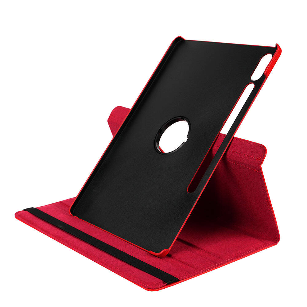 Galaxy Tab S9 FE Plus Zore Dönebilen Standlı Kılıf Mor