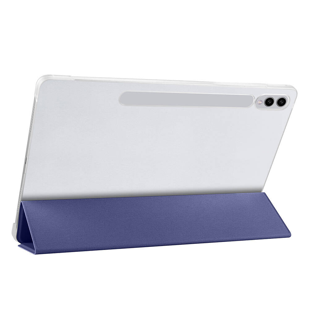 Galaxy Tab S9 FE Plus Zore Smart Cover Standlı 1-1 Kılıf Gri