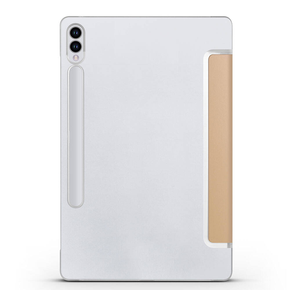 Galaxy Tab S9 FE Plus Zore Smart Cover Standlı 1-1 Kılıf Pembe