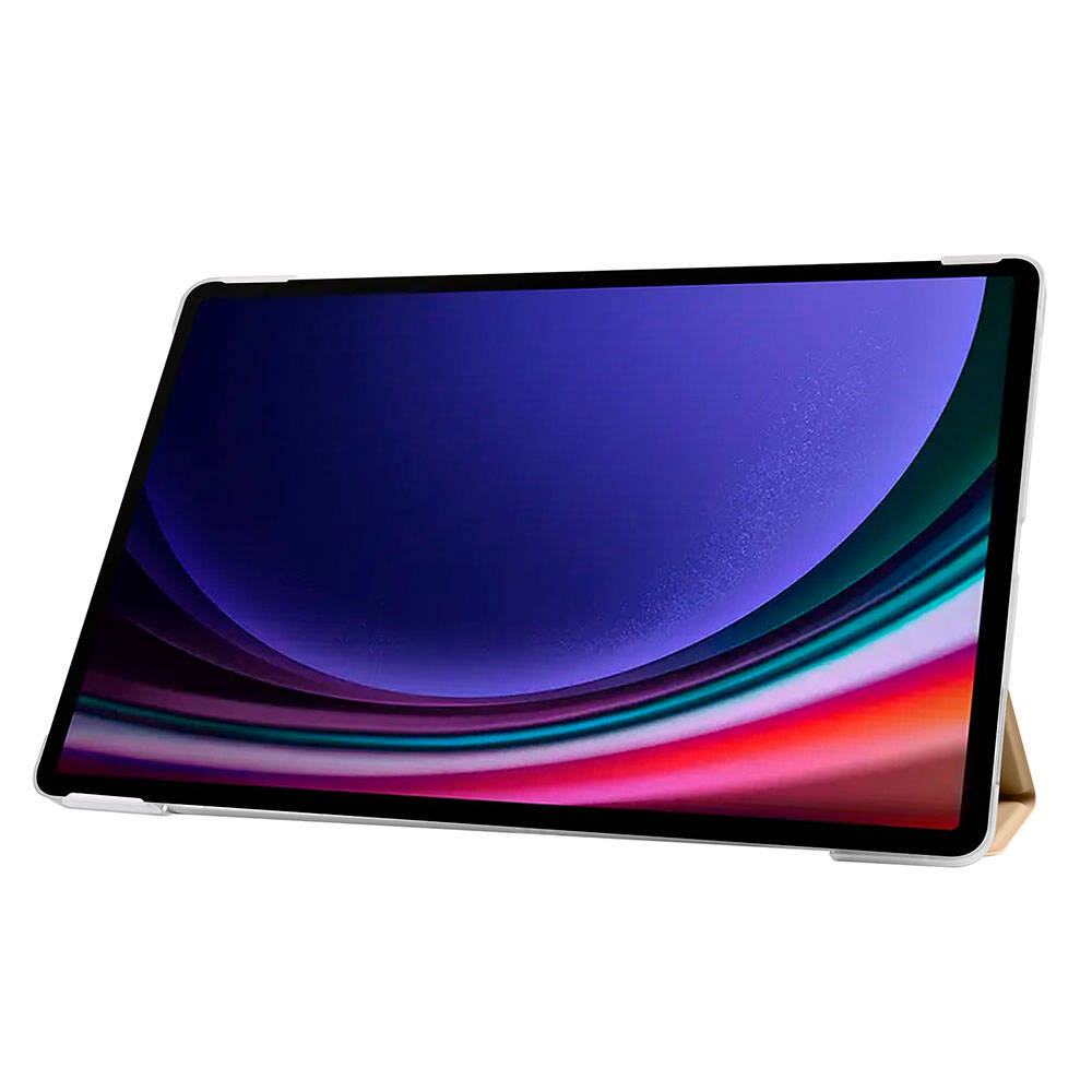 Galaxy Tab S9 FE Plus Zore Smart Cover Standlı 1-1 Kılıf Pembe
