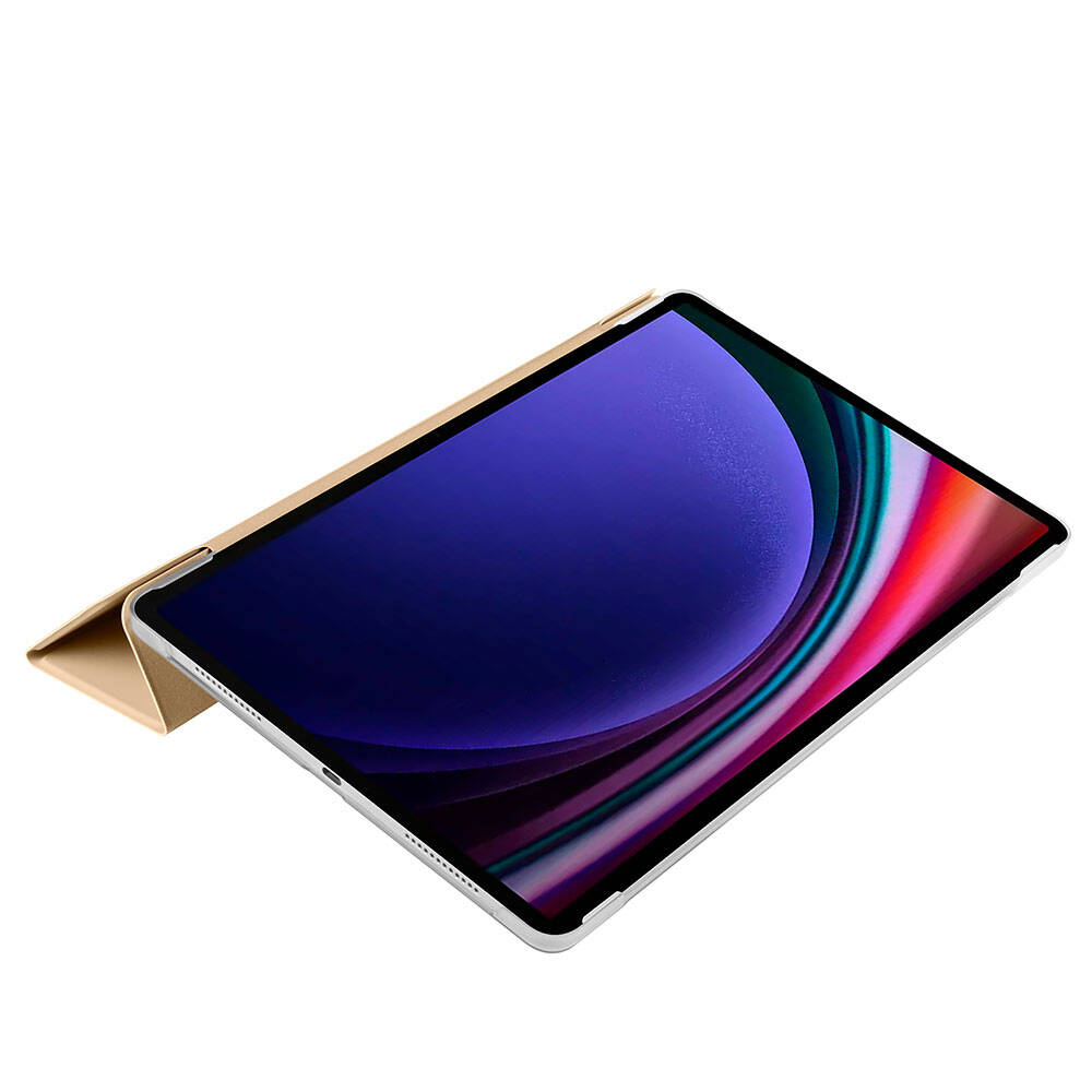 Galaxy Tab S9 FE Plus Zore Smart Cover Standlı 1-1 Kılıf Kırmızı