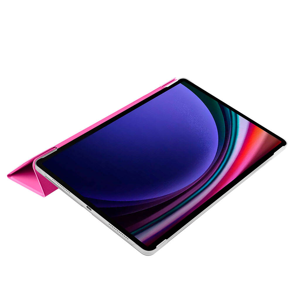 Galaxy Tab S9 FE Plus Zore Smart Cover Standlı 1-1 Kılıf Lacivert