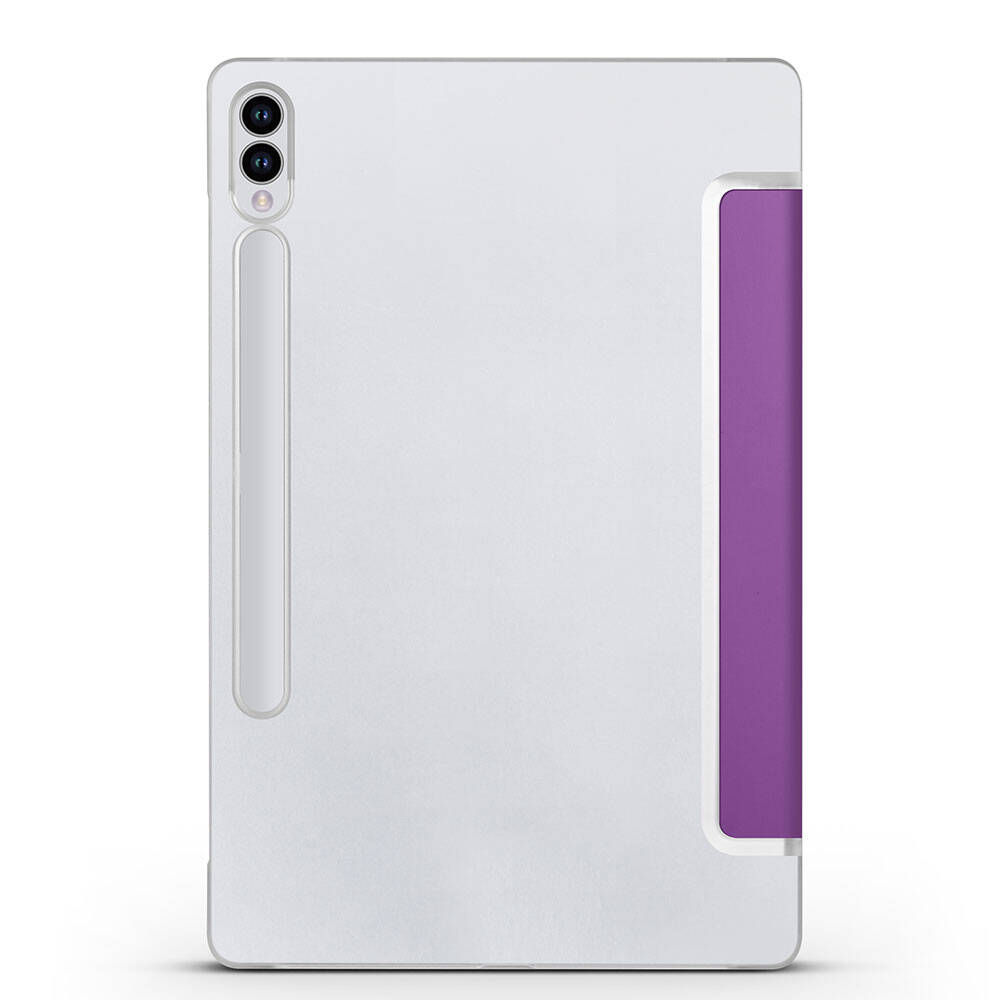 Galaxy Tab S9 FE Plus Zore Smart Cover Standlı 1-1 Kılıf Lacivert