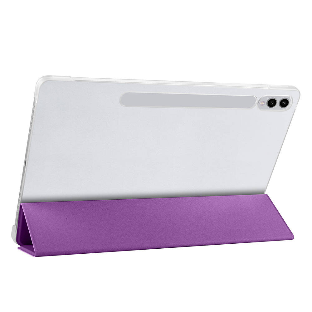 Galaxy Tab S9 FE Plus Zore Smart Cover Standlı 1-1 Kılıf Lacivert