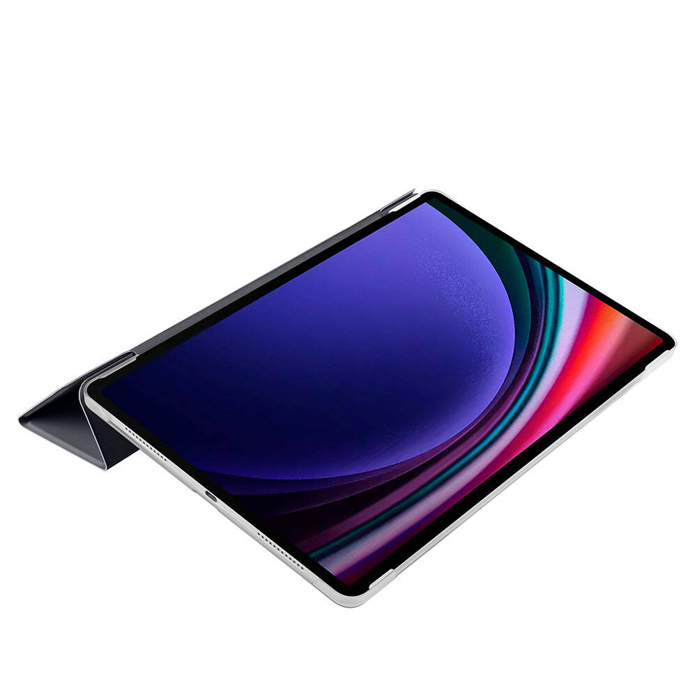 Galaxy Tab S9 FE Plus Zore Smart Cover Standlı 1-1 Kılıf Gold