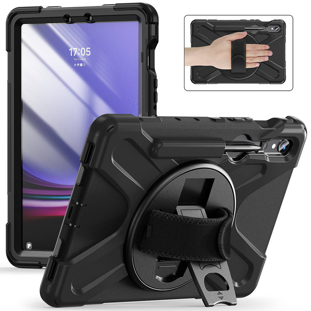 Galaxy Tab S9 FE Zore Defender Tablet Silikon Siyah