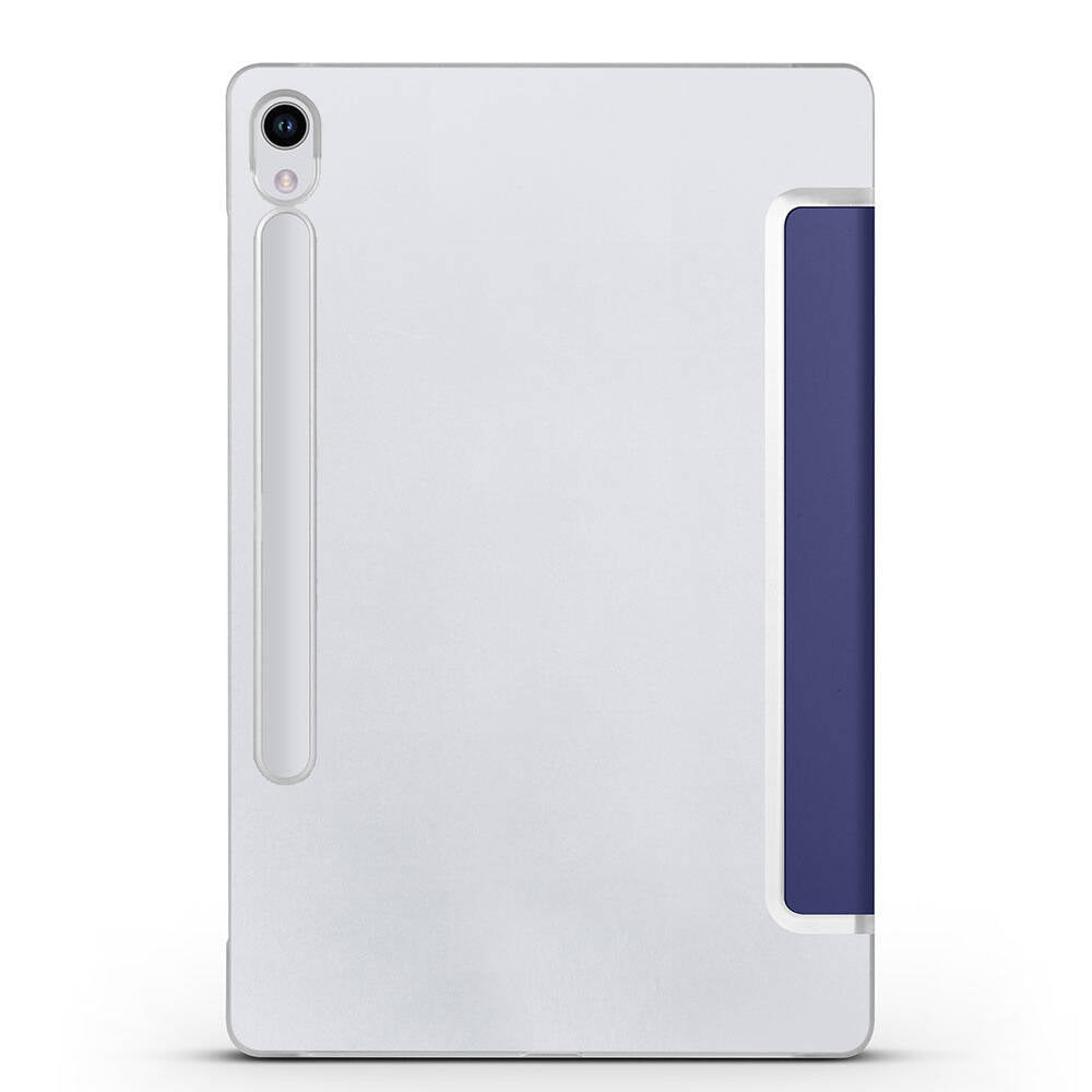 Galaxy Tab S9 FE Zore Smart Cover Standlı 1-1 Kılıf Gri