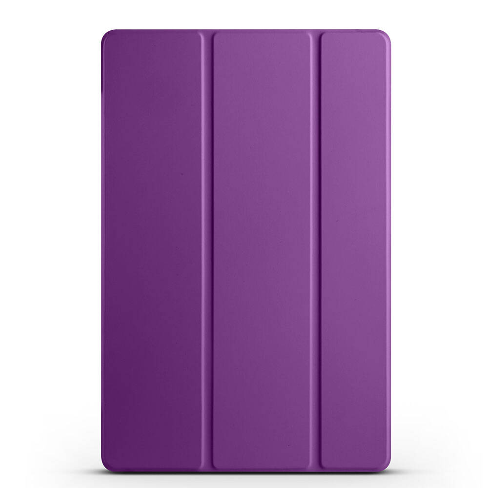 Galaxy Tab S9 FE Zore Smart Cover Standlı 1-1 Kılıf Gri