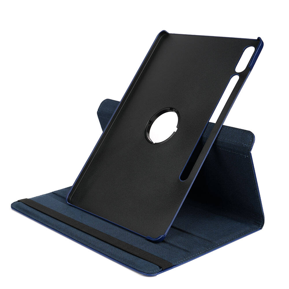 Galaxy Tab S9 Plus Zore Dönebilen Standlı Kılıf Siyah