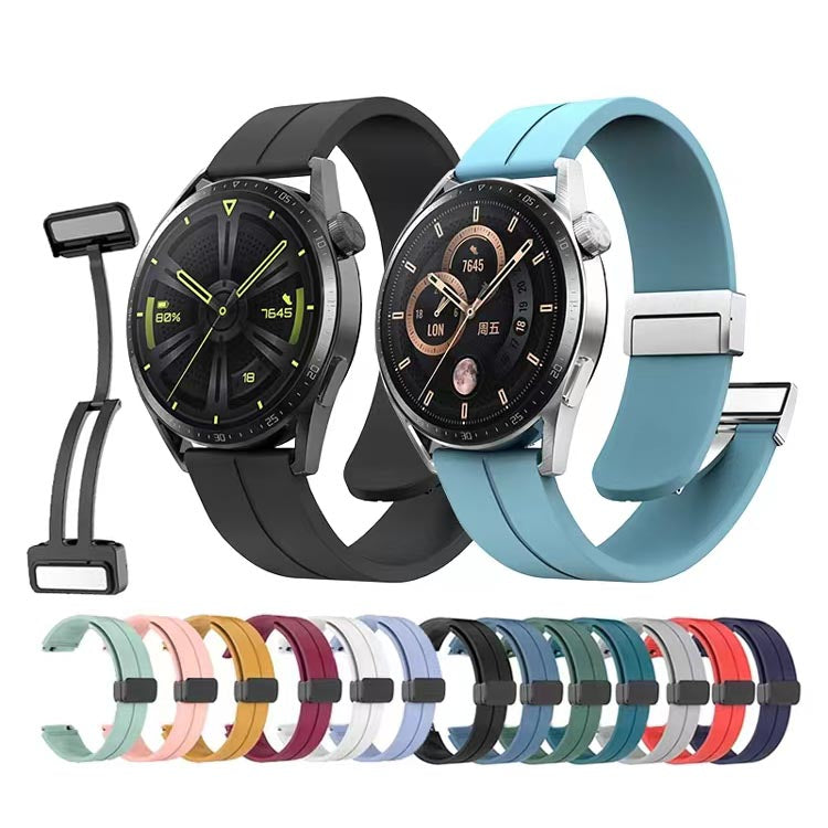 Galaxy Watch 42mm KRD-84 20mm Silikon Kordon Açık Yeşil
