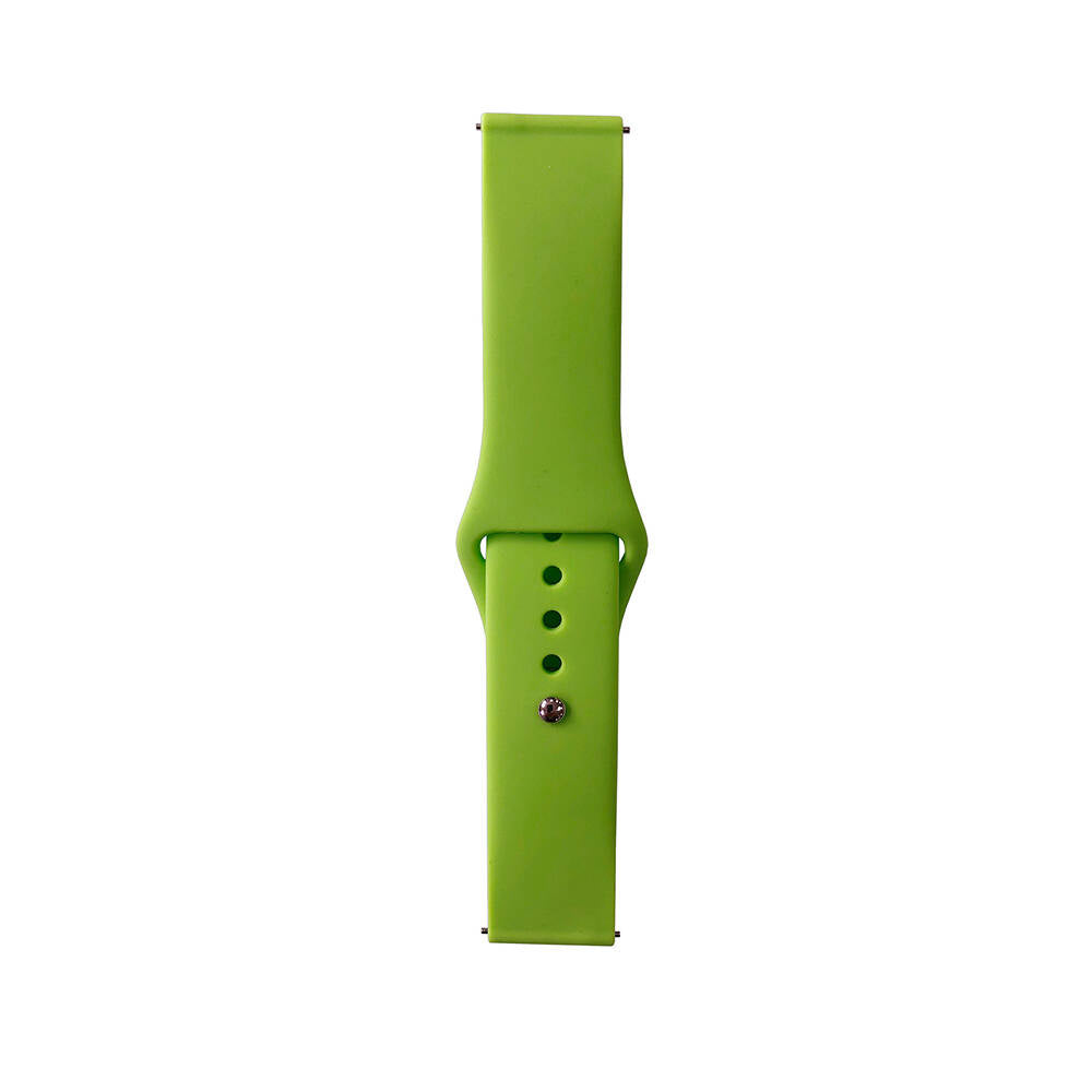 Galaxy Watch 46mm Band Serisi 22mm Klasik Kordon Silikon Strap Kayış Yeşil