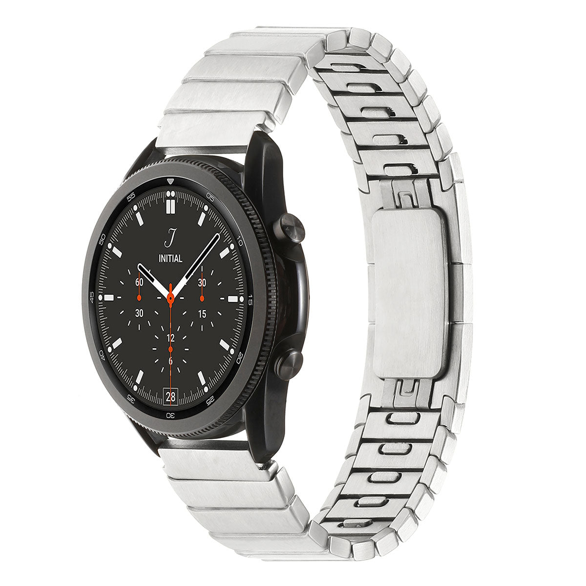 Galaxy Watch 46mm Zore KRD-82 22mm Metal Kordon Siyah