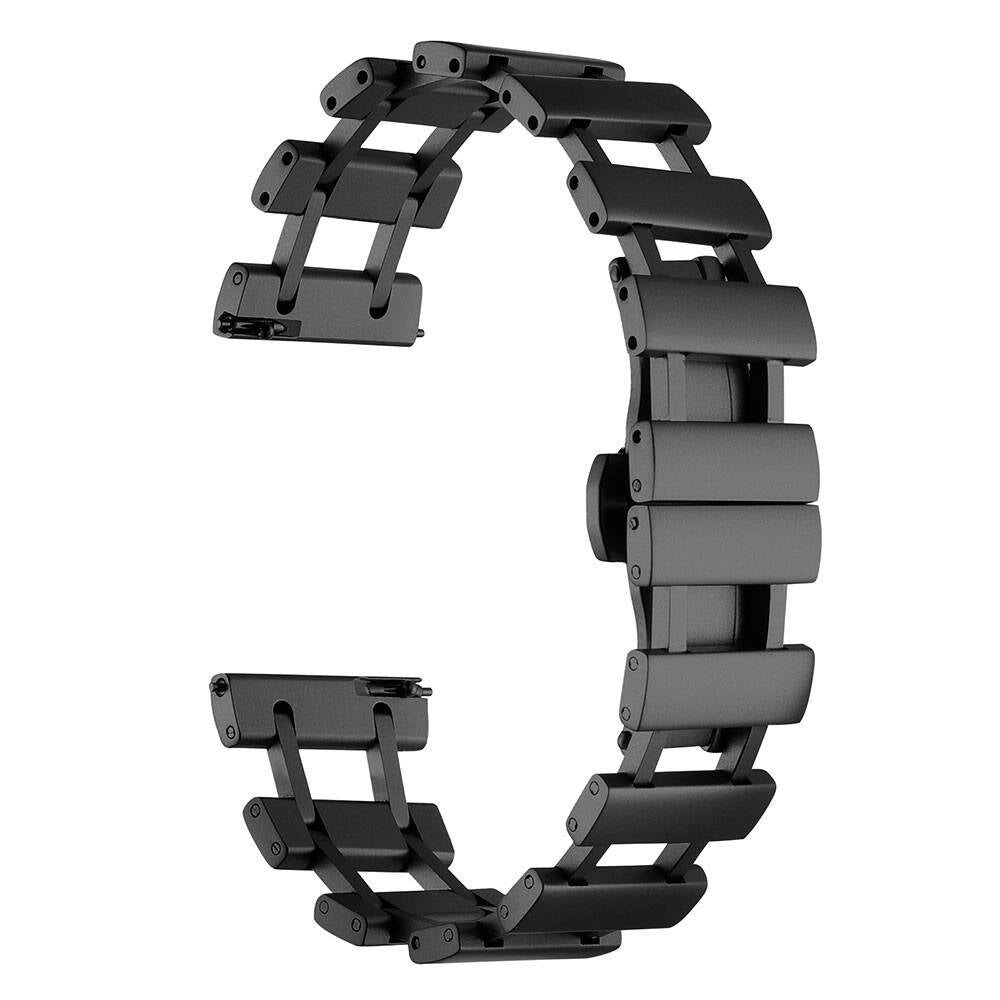 Galaxy Watch 46mm Zore KRD-96 22mm Metal Kordon Siyah