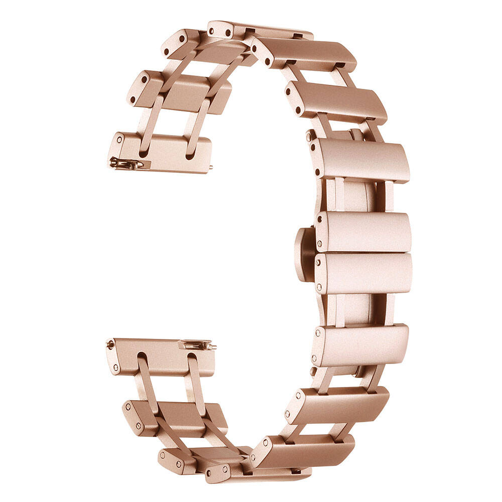 Galaxy Watch 46mm Zore KRD-96 22mm Metal Kordon Rose Gold