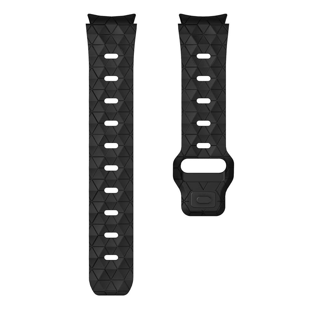 Galaxy Watch 5 40mm Zore KRD-116 20mm Futbol Desenli Spor Tasarımlı Silikon Kordon Beyaz