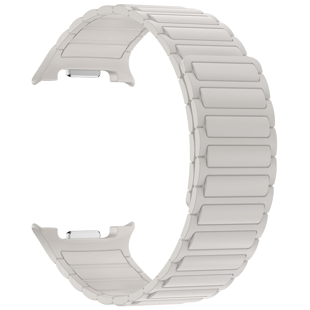 Galaxy Watch 8 Ultra Zore KRD-146 Silikon Kordon Strap Kayış Starlight-Pembe