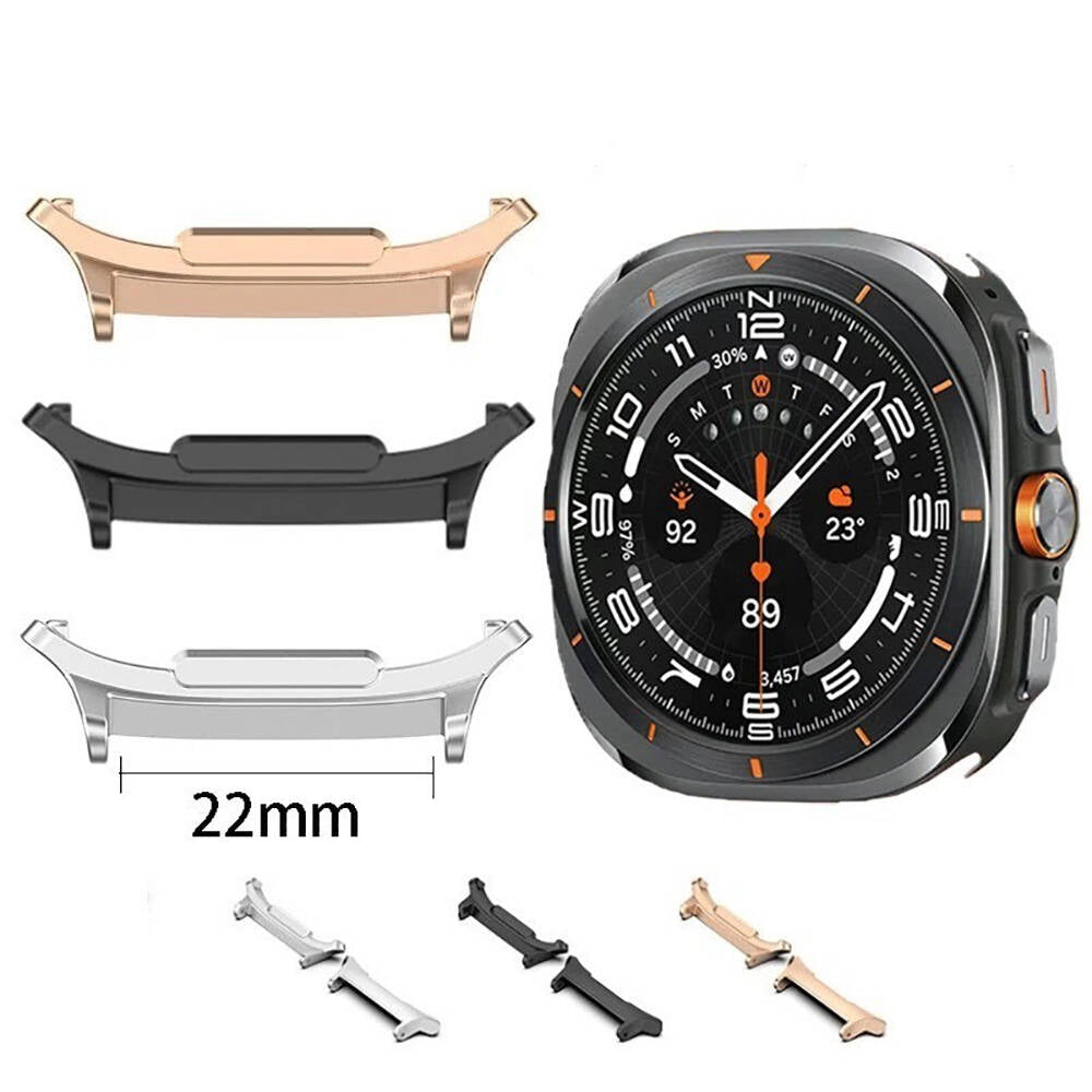 Galaxy Watch Ultra 47mm Metal Kordon Dönüştürücü Siyah