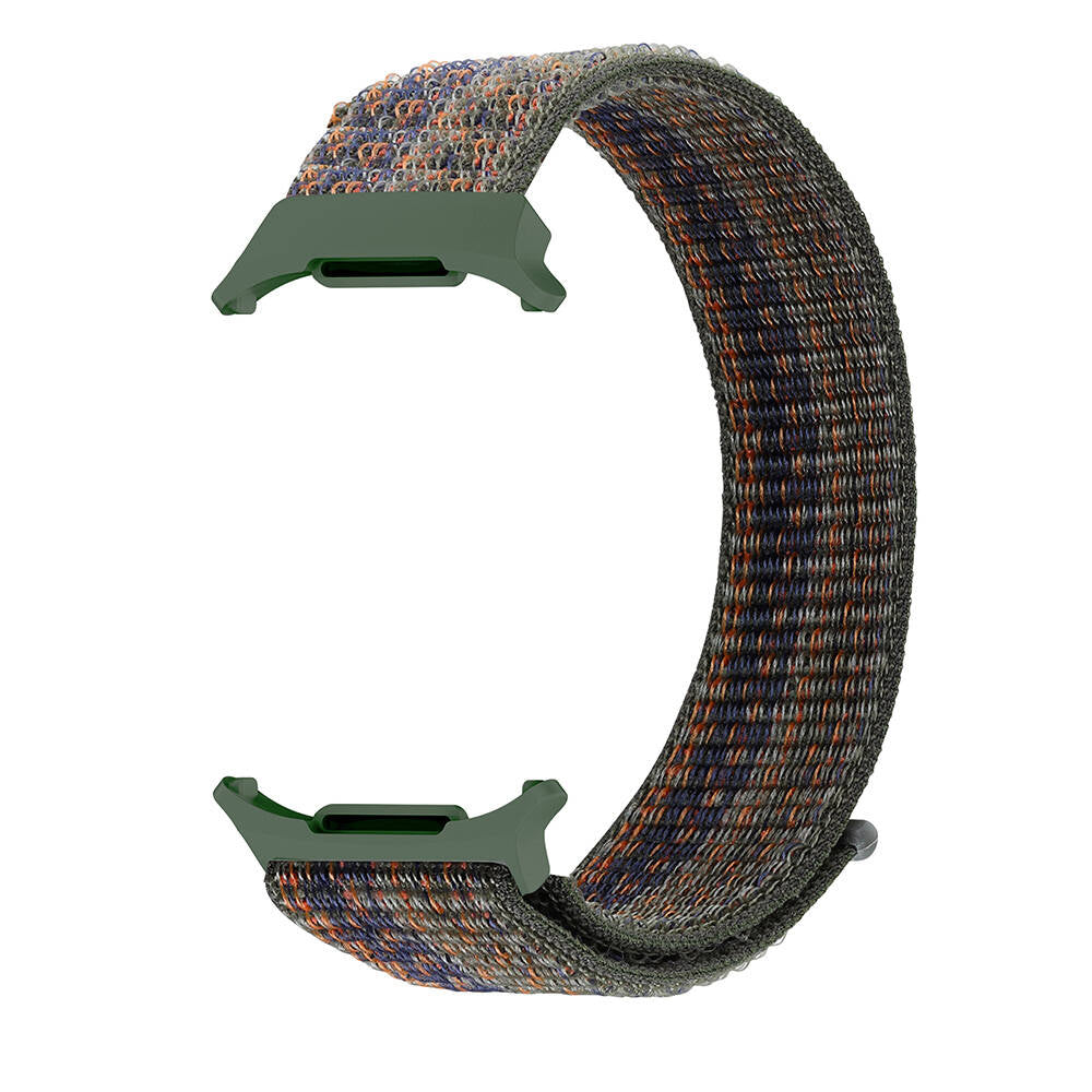 Galaxy Watch Ultra 47mm Zore KRD-03 Hasır Kordon Koyu Yeşil