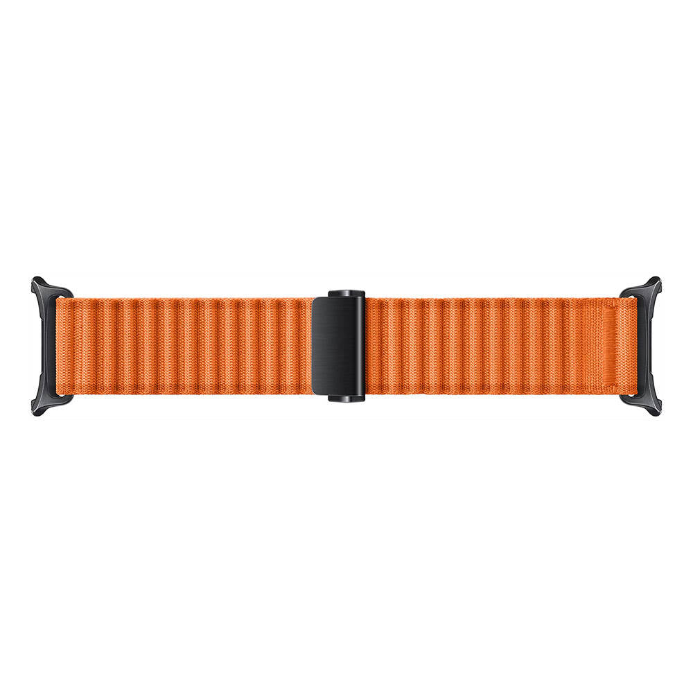 Galaxy Watch Ultra 47mm Zore KRD-120 Naylon Kumaş Hasır Örgülü Kordon Yeşil