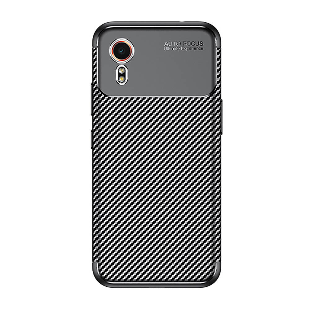 Galaxy Xcover7 Kılıf Zore Negro Silikon Kapak Siyah