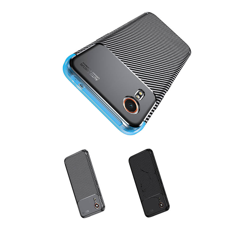 Galaxy Xcover7 Kılıf Zore Negro Silikon Kapak Siyah