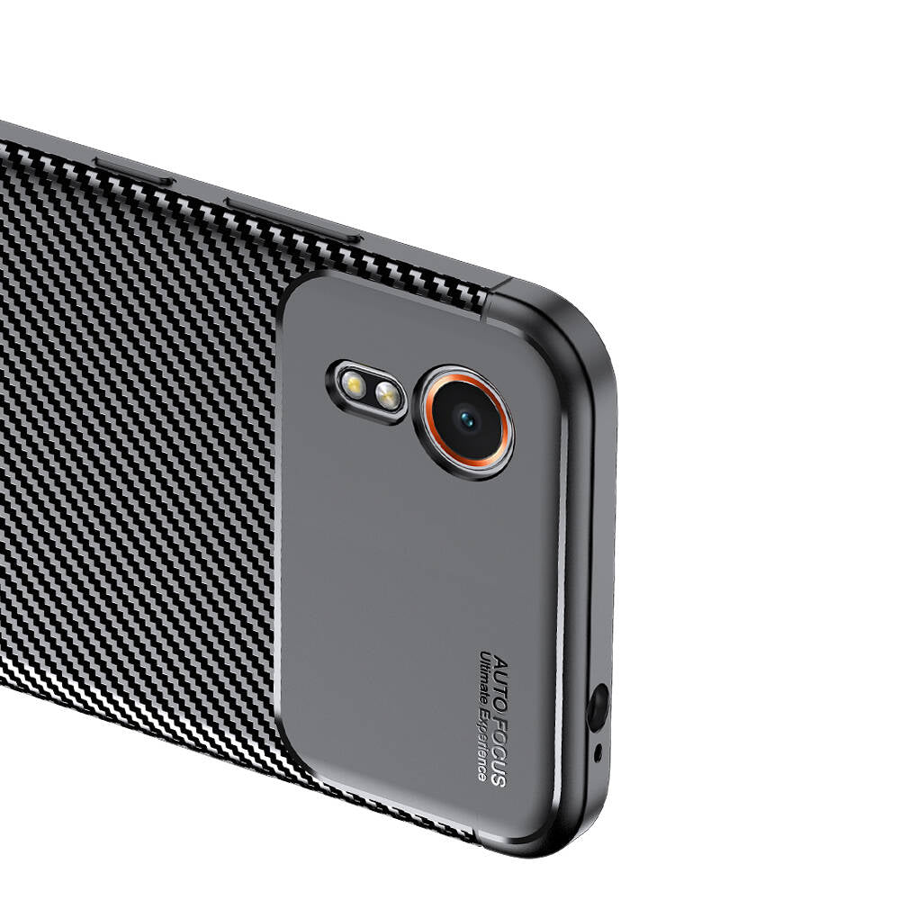 Galaxy Xcover7 Kılıf Zore Negro Silikon Kapak Siyah