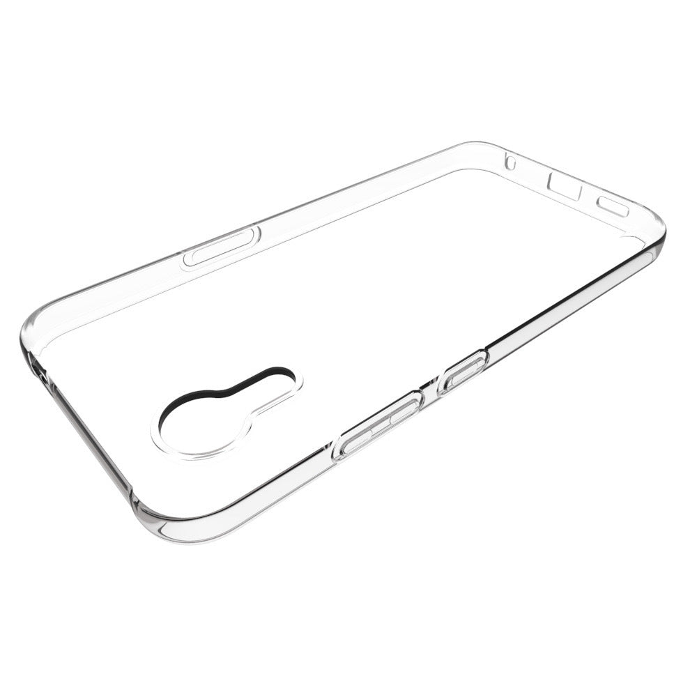 Galaxy Xcover7 Kılıf Zore Süper Silikon Kapak Şeffaf