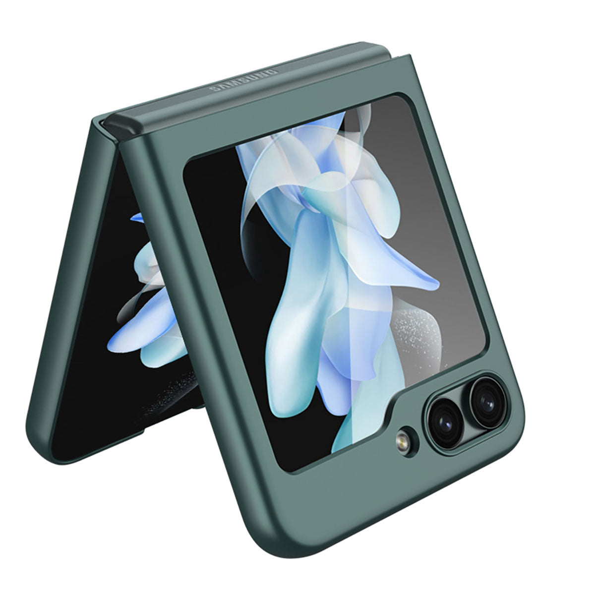 Galaxy Z Flip 5 Kılıf Zore Sert Kıpta Kapak Pembe