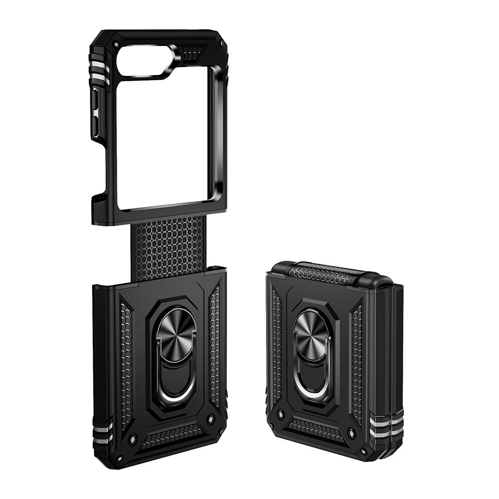 Galaxy Z Flip 5 Kılıf Zore Vega Kapak Siyah