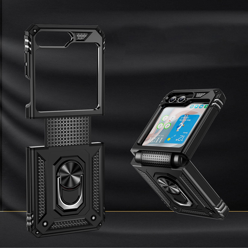 Galaxy Z Flip 5 Kılıf Zore Vega Kapak Siyah