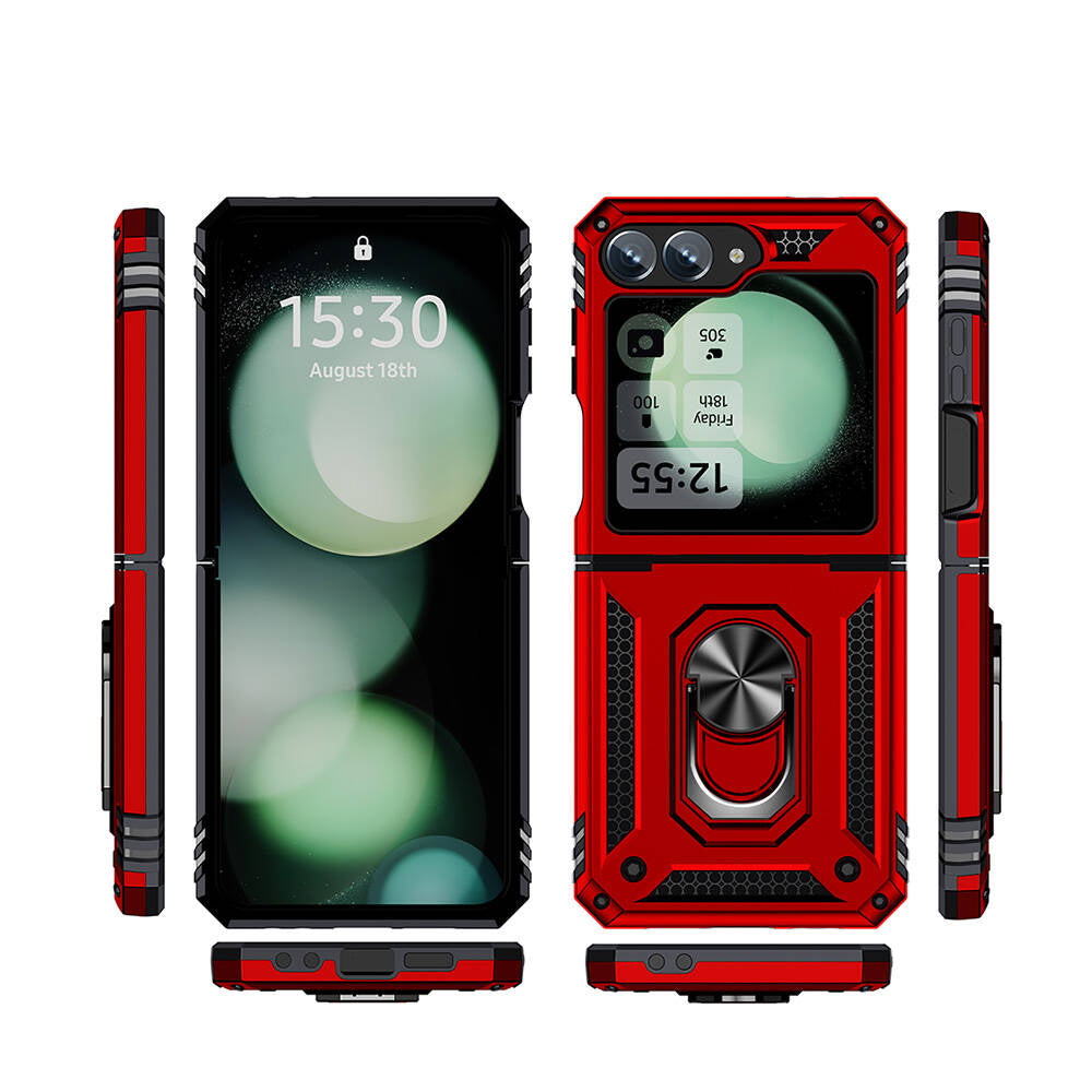 Galaxy Z Flip 6 Kılıf Zore Vega Kapak Siyah