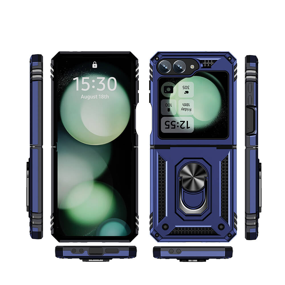 Galaxy Z Flip 6 Kılıf Zore Vega Kapak Siyah