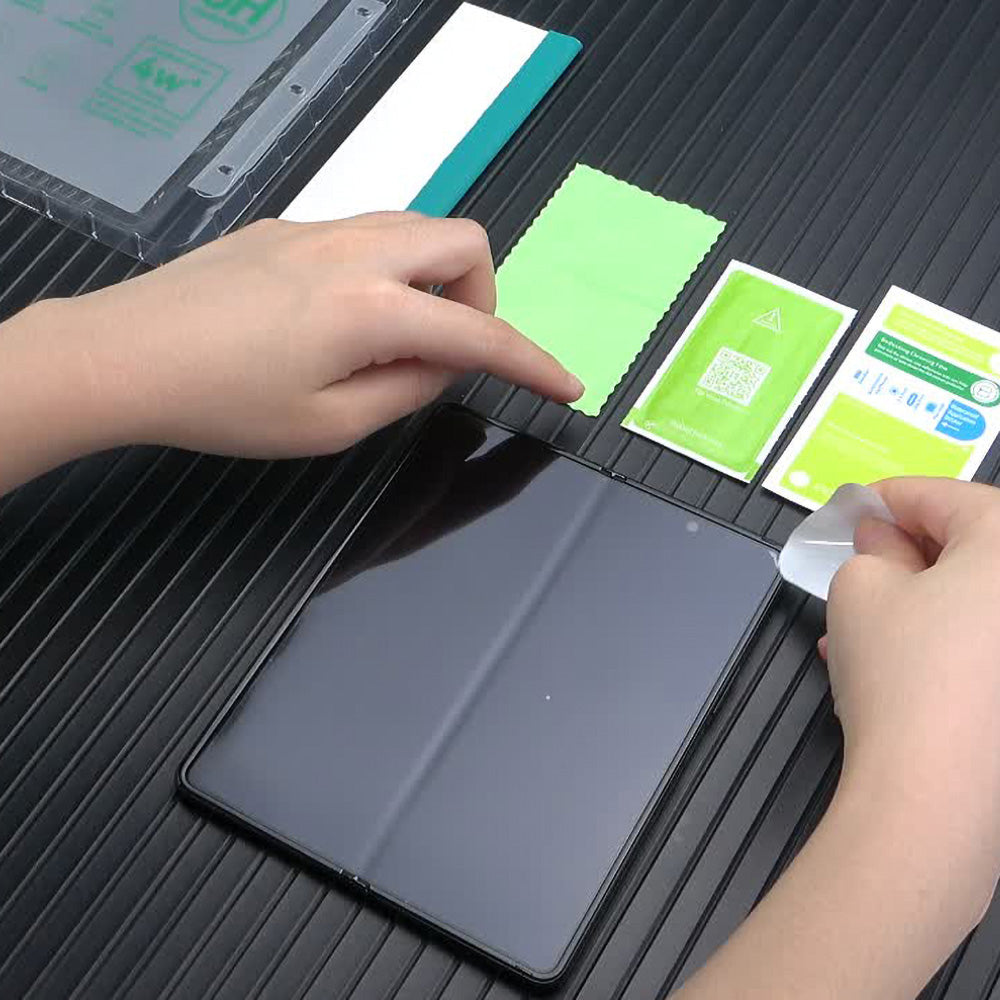 Galaxy Z Fold 4 Zore Hizalama Aparatlı S-Fit Body Ekran Koruyucu Renksiz